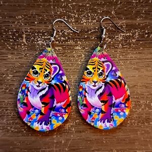 Lisa Frank Dangle Earrings, NWT
